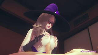 Хентай Genshin Impact - минет статян дӓ Лиза titjob пырымы