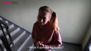 ���ම පොරොන්දු උනා මගේ සහෝදරිය පියවර සඳහා Blowjob බව මම ඇයට යන්න දෙන්න, මිතුරන් මහජන